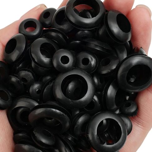 260PCS / Box Double-Sided Rubber Sealing Washer O-Shape Waterproof Gaskets 7 Size M8-M11 M14-M17 in Saudi Arabia
