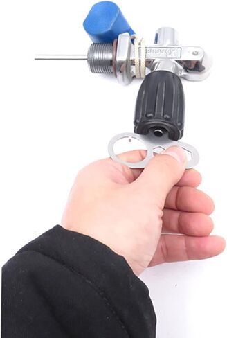 زنبق براون الفولاذ المقاوم للصدأ K نوع لإزالة تثبيت طقم تصليح الغوص BCD قوة نافخة أداة الملحقات أداة الغوص للبالغين in Kuwait