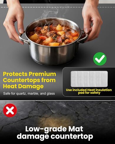 بساط تدفئة الطعام من الجرافين مقاس كبير جدًا 43 بوصة × 16 بوصة مع وسادة عازلة للسطح، صينية تدفئة كهربائية بقدرة 560 وات للبوفيه، جهاز تسخين الطعام للحفلات والتجمعات، 6 مستويات حرارة و6 مؤقت، رمادي ذهبي in Kuwait