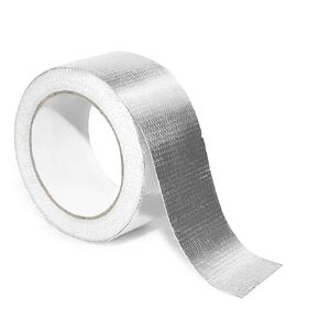 شريط رقائق الألومنيوم من الألياف الزجاجية شديد التحمل مقاس 3 بوصات × 65 قدمًا لإغلاق قنوات التدفئة والتهوية وتكييف الهواء وإصلاح فتحات المجفف والعادم التلقائي المقاوم للحرارة والماء in Kuwait