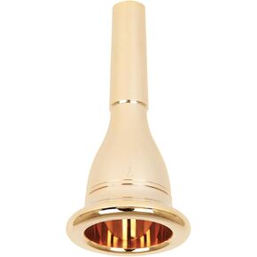 Luxshiny Brass Tuba Mouthpiece 13.3mm Cnc Electroplated Gold Tuba Mouth Accessory for Wind Instrument Performance in Kuwait