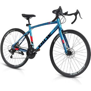 Pipleo Road Bike، دراجة ركاب المدينة 700C، 21 سرعة دراجة سباق شيمانو الرياضية، إطار من الألومنيوم خفيف الوزن، دراجة الشارع الحضرية للرجال والنساء البالغين in Kuwait