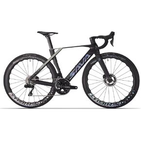 SAVADECK R9 Di2 Full Carbon Road Bike, Carbon Fiber Frame Racing Bicycle with Shimano R9270 24S Groupset, Hydraulic Disc Brakes, Ultra-Light Carbon Bike for Adults in Kuwait