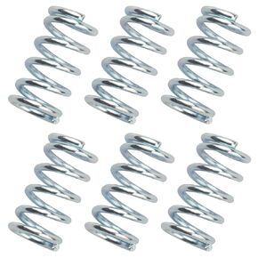 SP 9708 Compression Spring, Small, Silver, 0.091 GA x 11/16 inch x 1-1/4 inch, Tempered Wire Construction, Pack of 6 in Kuwait