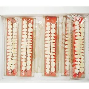 Superdental Alloy Pin Porcelain Teeth Materials Colors Shade Guide Upper Teeth in Kuwait