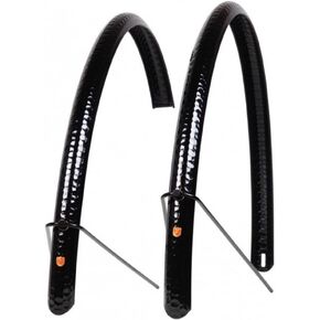 Velo Orange 700c Hammered Alloy Black 45mm Fender Set (FE-0062-BLK) in Saudi Arabia