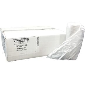 حقيبة سانيكو برو لين عالية الكثافة - 33x40، شفاف، 16 ميكروفون، 0.63 مل، 250/cs in Kuwait