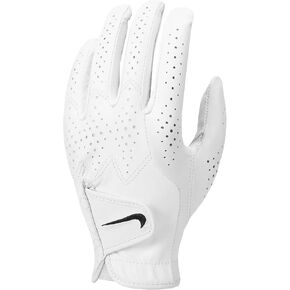 قفاز جولف لليد اليسرى من Nike للسيدات Tour Classic IV باللون الأبيض | أبيض | أسود متوسط in Kuwait