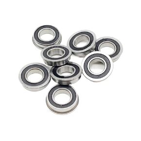 10PCS F6800RS 10X19X5 mm Double Rubber Cover Flange Ball Bearing Deep Groove Bearing in Kuwait
