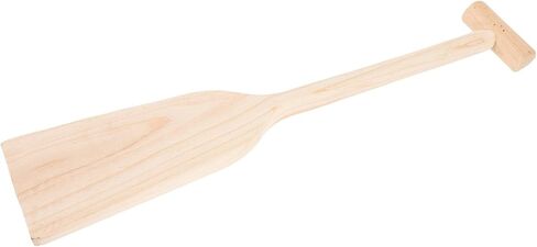 Wood Paddle for Canoes and Small Boats 19.5-inch Wooden Oar Lightweight Wood Paddle with 0.5m Length 10cm Width 2cm Thickness for Adults Boating in Kuwait