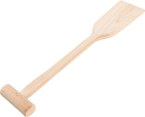 Wooden Canoe Paddle 19.5 Inch Lightweight Sturdy Wood Oar for River Boating and ’ Manual Rowing, 0.5m Length, 10cm Wide, 2cm Thick, Unisex Outdoor Water Sports in Kuwait