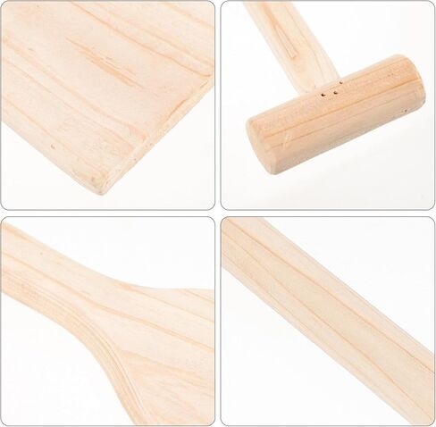 Wooden Canoe Paddle 19.5 Inch Lightweight Sturdy Wood Oar for River Boating and ’ Manual Rowing, 0.5m Length, 10cm Wide, 2cm Thick, Unisex Outdoor Water Sports in Kuwait