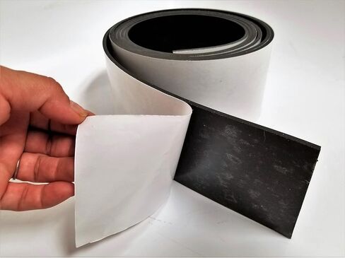 1/32" Thick 36" Wide x 36" Long Neoprene Rubber 60A Medium Hardness with Adhesive Backing in Kuwait
