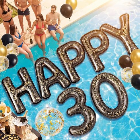 Sumind 14 PCS 20 "Sweet 16 Bollating Pool Letters Letters Flafable Lefliter 16 Decorts Tructions with Beach Beach Pink Crown for Sweet 16 Pool Party Decorations in Kuwait
