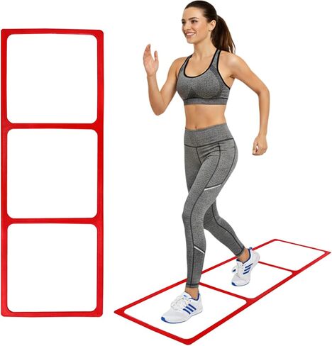 One-Piece Silicone Agile Ladder 1 PC Suitable for Sports & Fitness Step Training Soccer Footwork Practice Street Dance Step Training Auxiliary Kit for Various Indoor and Outdoor Floor Areas in Saudi Arabia