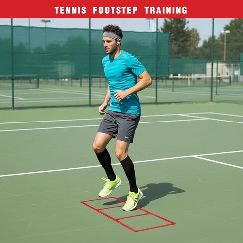 One-Piece Silicone Agile Ladder 1 PC Suitable for Sports & Fitness Step Training Soccer Footwork Practice Street Dance Step Training Auxiliary Kit for Various Indoor and Outdoor Floor Areas in Saudi Arabia