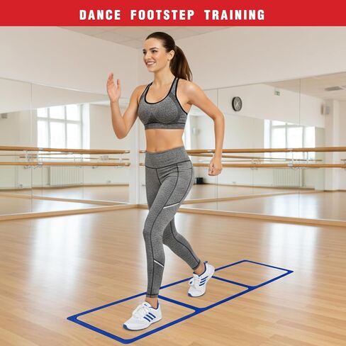 One-Piece Silicone Agile Ladder 1 PC Suitable for Sports & Fitness Step Training Soccer Footwork Practice Street Dance Step Training Auxiliary Kit for Various Indoor and Outdoor Floor Areas in Saudi Arabia