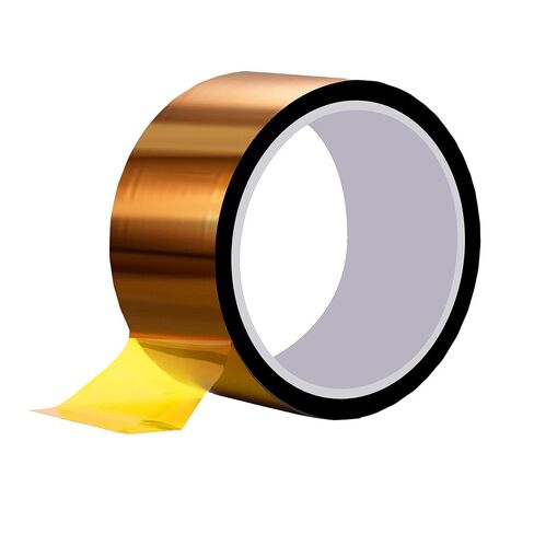 1 Rolls Heat Transfer Tape High-500 Fahrenheit Degree Heat Resisitant Adhesive Temperature Polyimide Tape for Soldering Electrical Masking 3D Printer Application in Saudi Arabia
