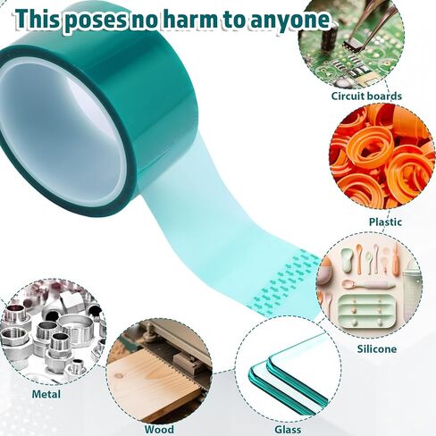 Resin Tape for Epoxy Resin Molding, 2in W X 110ft L, Thermal Adhesive Epoxy Tape, High Temperature Resistant, Epoxys Tapes for DIY Jewelry Spray Painting Welding in Saudi Arabia