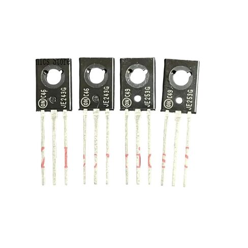 2 زوج JE243G JE253G MJE243 MJE253 100% جديد لترانزستور طاقة الصوت الأصلي 4A/100V/15W جديد 2025 للوصول إلى مكونات إلكترونية عالية الموثوقية والدقة والأداء المستقر in Saudi Arabia