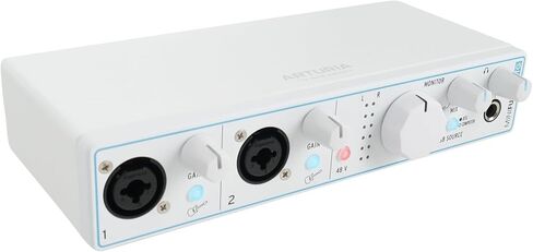 حزمة Arturia MiniFuse 2 OTG: واجهة تسجيل متنقلة USB-C مزدوجة 2 بوصة/2 مخرج، ميكروفون مكثف RCM03 Pro Studio مع حامل صدمات معدني، عنصرين in Saudi Arabia