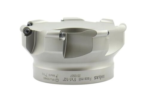 Shars CNC 5'' Round Indexable Face Mill RPMT 1204 Insert 7 Flutes New 404-1949W #[ in Saudi Arabia