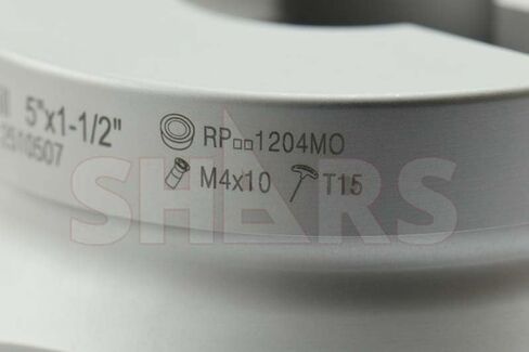 Shars CNC 5'' Round Indexable Face Mill RPMT 1204 Insert 7 Flutes New 404-1949W #[ in Saudi Arabia