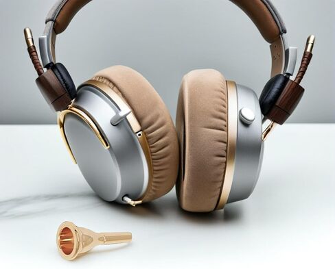 Luxshiny Brass Tuba Mouthpiece 13.3mm Cnc Electroplated Gold Tuba Mouth Accessory for Wind Instrument Performance in Kuwait