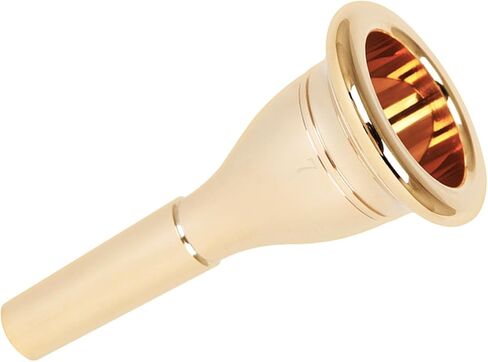 VANZACK Professional 13.3mm Brass Tuba Mouthpiece Replacement Cnc Electroplated Gold Tuba Accessory for Brass Instrument Sturdy Mouthpiece Part for Player Use in Saudi Arabia