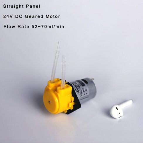 مضخة تمعجية مايكرو تيار مستمر 12 فولت 24 فولت 85 مل/دقيقة لنظام الجرعات الكيميائية الأوتوماتيكي YW01-DC (لوحة مستقيمة YW01-24V DC) in Kuwait