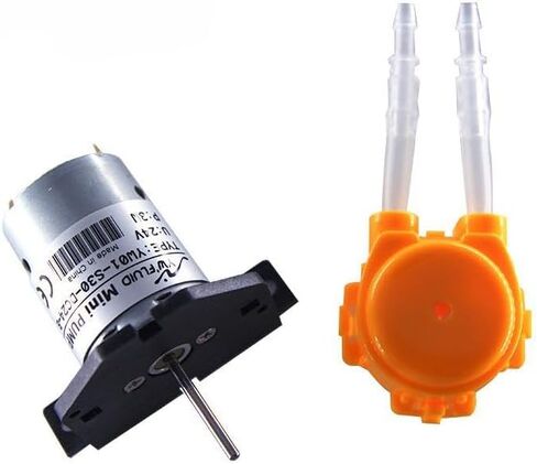 مضخة تمعجية مايكرو تيار مستمر 12 فولت 24 فولت 85 مل/دقيقة لنظام الجرعات الكيميائية الأوتوماتيكي YW01-DC (لوحة مستقيمة YW01-24V DC) in Kuwait