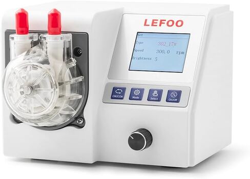 مضخة مختبر تمعجية ذكية LEFOO LFPC3025ST 24 فولت تيار مستمر صغير عالي الدقة مضخة مياه قياس صغيرة (0-320 مل/دقيقة، أنبوب BPT، معرف 4.8 مم × 8 مم OD، 17#) in Saudi Arabia