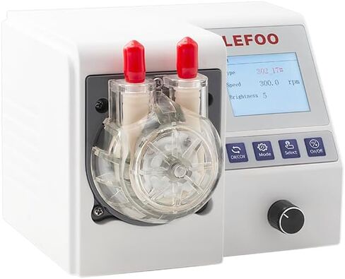 LEFOO LFPC3025ST 24V intelligent peristaltic laboratory Pump small constant current high precision small metering water pump(0-320ml/min,BPT Tube,4.8mm ID x 8mm OD,17#) in Saudi Arabia