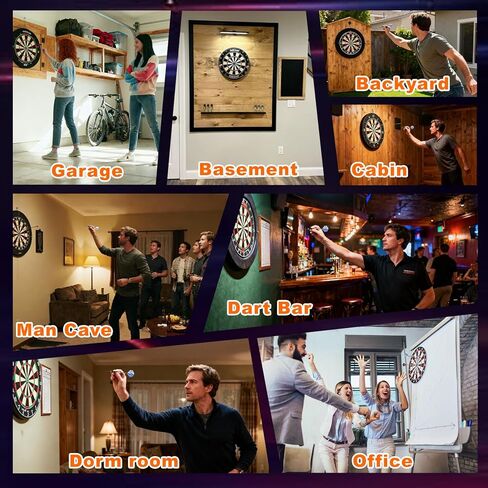 CHERAINTI Darts Metal Tip Set, Professional Steel Tip Darts, 20g 24g Pro Metal Tipped Dart Set for Dartboard with Brass Barrels, Aluminum Shafts, Extra Flights, Sharpener Tool Kit, and Carrying Case in Kuwait