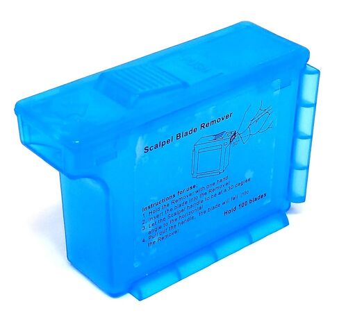 مزيل شفرات مشرط A2Z - آمن وسهل الاستخدام وصغير الحجم وفعال للتخلص من الشفرات - من أجل صندوق إزالة شفرات الحلاقة Dermaplaning استخدم صندوق مزيل شفرات Dermaplane للحصول على تجربة آمنة (قطعة واحدة) in Kuwait