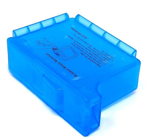 مزيل شفرات مشرط A2Z - آمن وسهل الاستخدام وصغير الحجم وفعال للتخلص من الشفرات - من أجل صندوق إزالة شفرات الحلاقة Dermaplaning استخدم صندوق مزيل شفرات Dermaplane للحصول على تجربة آمنة (قطعة واحدة) in Kuwait