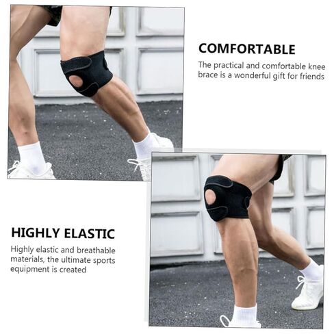 Baluue 2pcs Knee Protector for Workout Badminton Cycling Running Lightweight Breathable Patella Stabilizer in Saudi Arabia