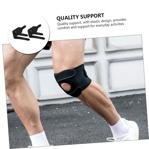 Baluue 2pcs Knee Protector for Workout Badminton Cycling Running Lightweight Breathable Patella Stabilizer in Saudi Arabia