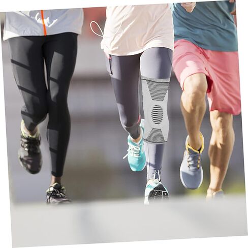 PartyKindom Knee Brace for Men Women Compression Knee Brace Woven Fitness Pad Protection Cover in Saudi Arabia
