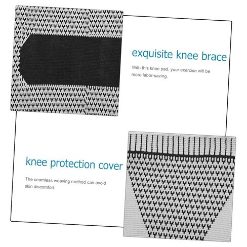 PartyKindom Knee Brace for Men Women Compression Knee Brace Woven Fitness Pad Protection Cover in Saudi Arabia