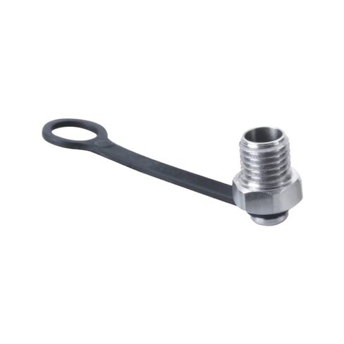 M8 Female Connector with dust Cover, Stainless Steel, Waterproof Grade IP68, with Wire Ring in Kuwait