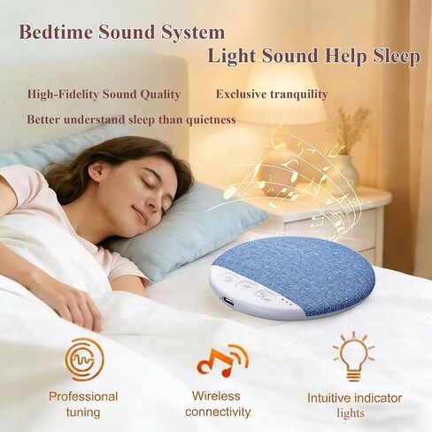 مكبرات صوت X3Pro تحت الوسادة للنوم، مكبر صوت بلوتوث رفيع للغاية للنوم الجانبي، مكبر صوت لاسلكي للنوم مع مؤقت إيقاف تلقائي، مكبر صوت بلوتوث صغير للاسترخاء في حالة الأرق in Saudi Arabia
