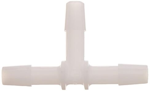 Eldon James T0-4HDPE تي شيرت متساوي من البولي إيثيلين عالي الكثافة، خرطوم بارب 1/4 بوصة (عبوة من 10) in Kuwait