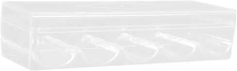 Clear Acrylic Chips Case Holds 100 Chips Multifunctional for Family in Kuwait