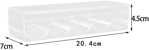 Clear Acrylic Chips Case Holds 100 Chips Multifunctional for Family in Kuwait