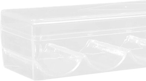 Clear Acrylic Chips Case Holds 100 Chips Multifunctional for Family in Kuwait