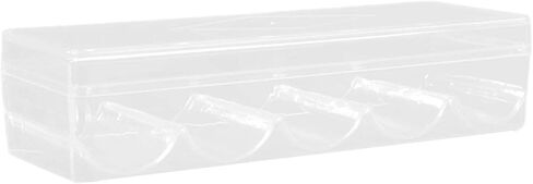 Clear Acrylic Chips Case Holds 100 Chips Multifunctional for Family in Kuwait
