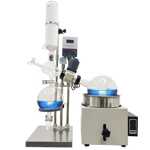 5L Rotary Evaporator for Lab Distillation 110V Electric Heating Rotary Evaporation Instrument Vacuum Distillation Equipment Lab Evaporator in Kuwait