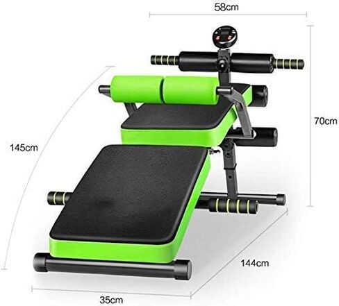 Sit-up Board Home Fitness Equipment Slim Plastic Legs Abdominal Belly Beauty Dumbbell Bench Folding Sports Bench in Saudi Arabia