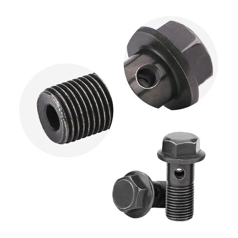 غسالة Qiilu Banjo Bolt Crush Washer، 5 قطع من مسامير البانجو للدراجات النارية وغسالات لأسطوانة الفرامل الرئيسية M10×1mm in Saudi Arabia